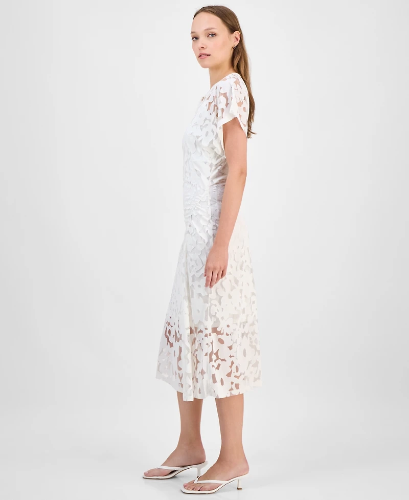 Boss Orange Women's Floral Lace Midi Dress