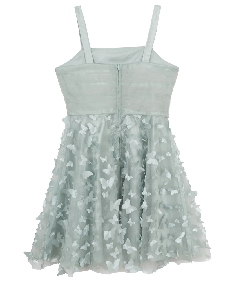 Rare Editions Big Girls 3D Butterfly Party Dress