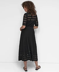 Dkny Women's Crepe Sweater Skirt
