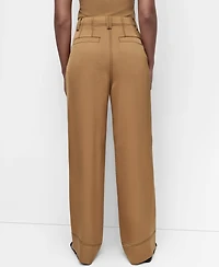 Dkny Women's Glazed Dressing Contrast Stitch Pant
