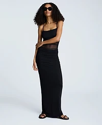 Kenneth Cole Women's Ruched Bodycon Maxi Dress