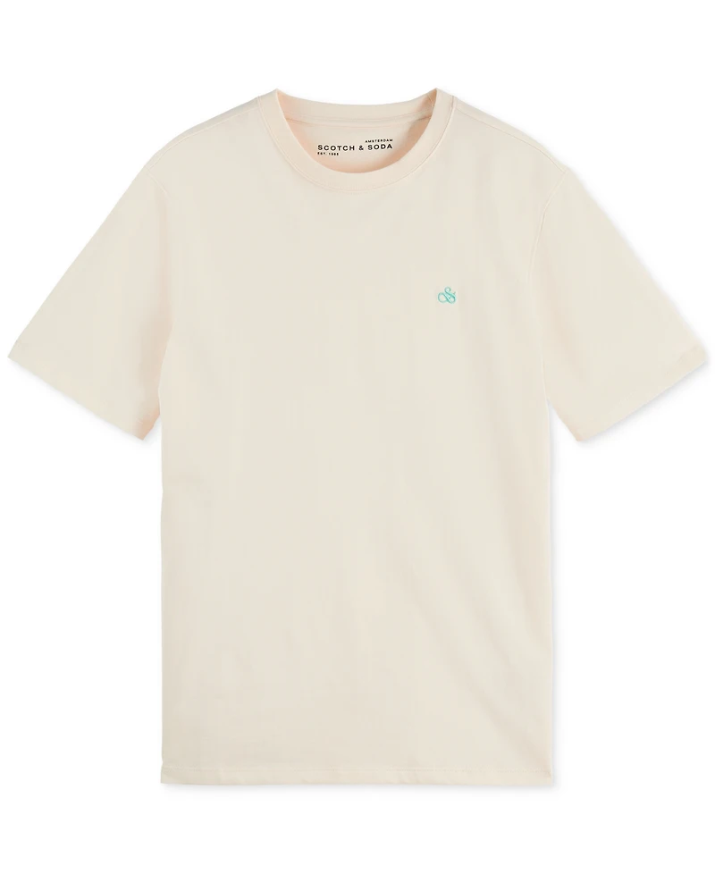 Scotch & Soda Men's Core Short Sleeve Logo Crewneck T-Shirt
