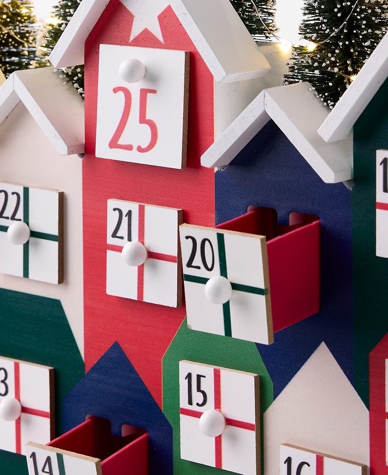 Holiday Lane Heritage Colorful Pine Tree Advent Calendar, Macy's Exclusive