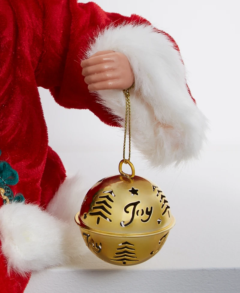 Holiday Lane Heritage Sitting Santa Decor, Macy's Exclusive
