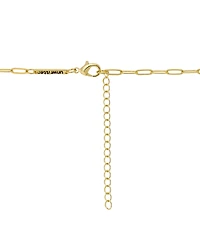 Unwritten Crystal Cross Charm Necklace