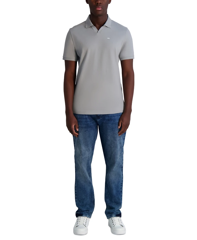 Karl Lagerfeld Paris Men's Core Johnny Collar Polo Shirt