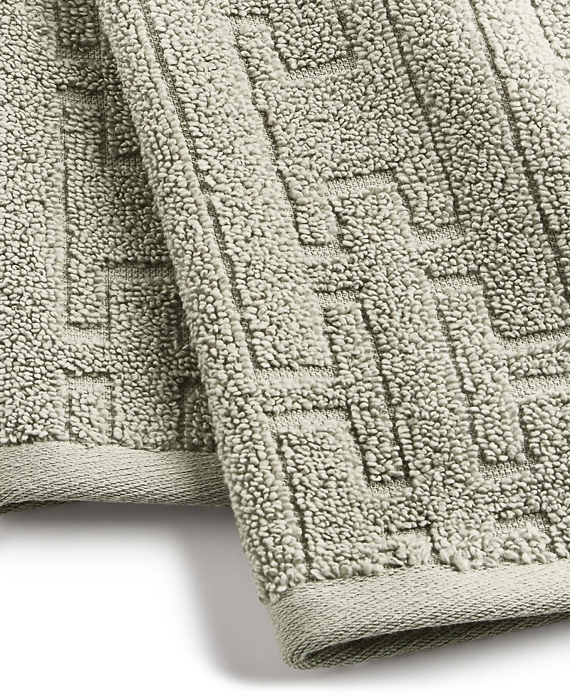 Hotel Collection Sculpted Chain-Link Hand Towel, 16" x 30", Exclusively at Macy's