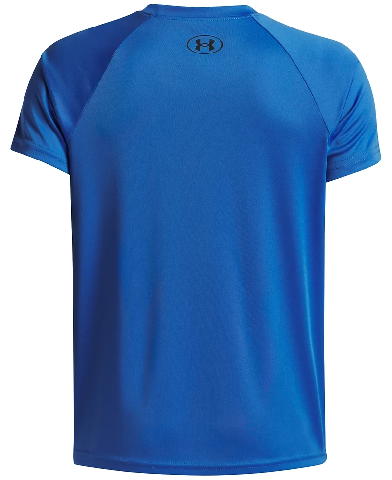Under Armour Big Boys Tech Hybrid Print Logo Graphic Short-Sleeve T-Shirt