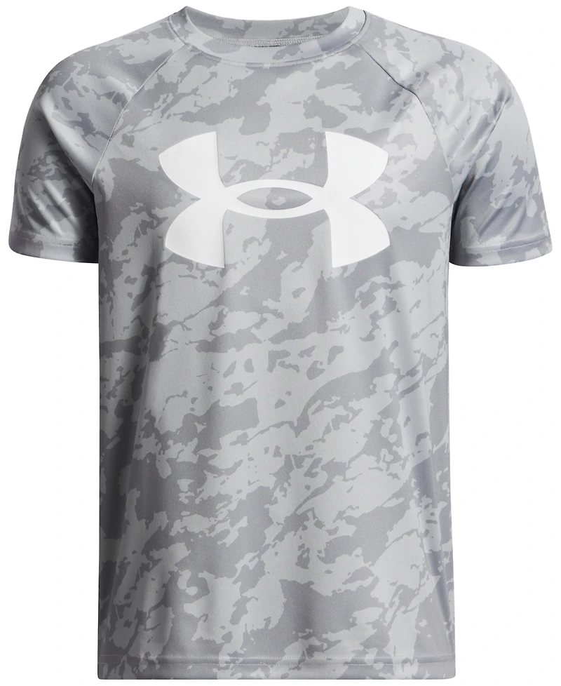 Under Armour Big Boys Tech Logo Printed Short Sleeve T-shirt