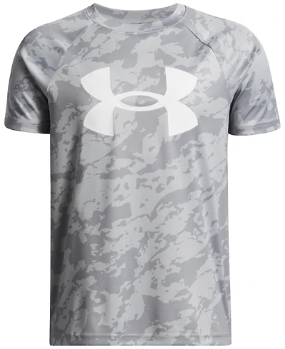 Under Armour Big Boys Tech Logo Printed Short Sleeve T-shirt