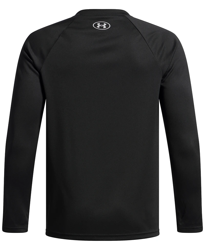 Under Armour Big Boys Tech Hybrid Print Fill Long Sleeves T-shirt