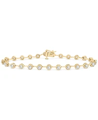 Diamond Bezel Link Bracelet (2 ct. t.w.) in 10k Gold, Exclusively at Macy's