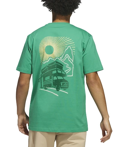 adidas Men's Jetset Camper Regular-Fit Graphic T-Shirt