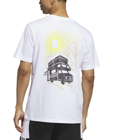 adidas Men's Jetset Camper Regular-Fit Graphic T-Shirt