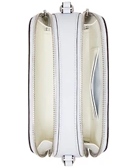 Kate Spade New York Serena Pointelle Double-Zip Dome Leather Crossbody