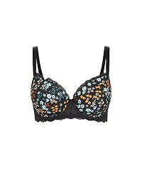 City Chic Plus Hailey Print Contour Bra