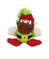 Mighty Microfiber Ball Med Elf, Durable Squeaky Christmas Dog Toy