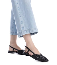 Women's Braided Slingback Flats By Xti
