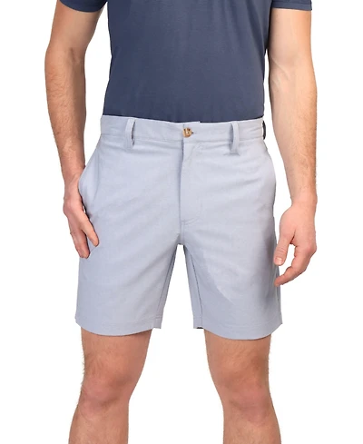Tailorbyrd Men's Grid Melange Performance Shorts
