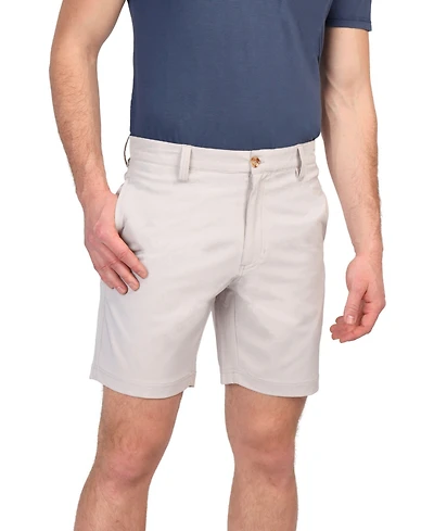 Tailorbyrd Men's Grid Melange Performance Shorts