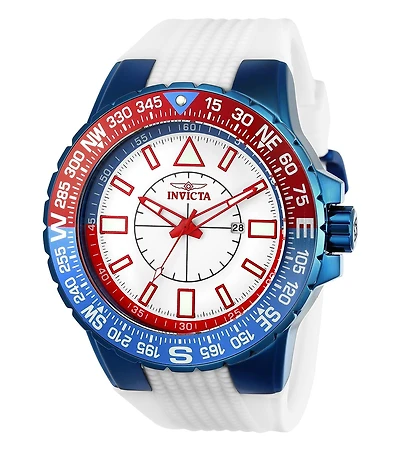 Invicta Men's 23997 Aviator Quartz 3 Hand White Dial Watch