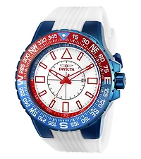 Invicta Men's 23997 Aviator Quartz 3 Hand White Dial Watch