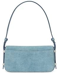 kate spade new york Liv Denim Suede Shoulder Bag