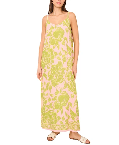 Vince Camuto Women's Floral-Print Maxi Slip Dress