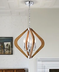 Home Accessories 18" Vissent 4-Light Indoor Chandelier