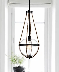 Home Accessories 11" Medeia 1-Light Indoor Pendant Ceiling Light