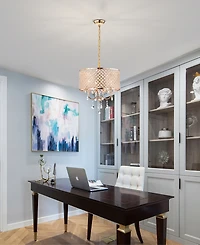 Home Accessories 18" Lucilia 4-Light Indoor Chandelier