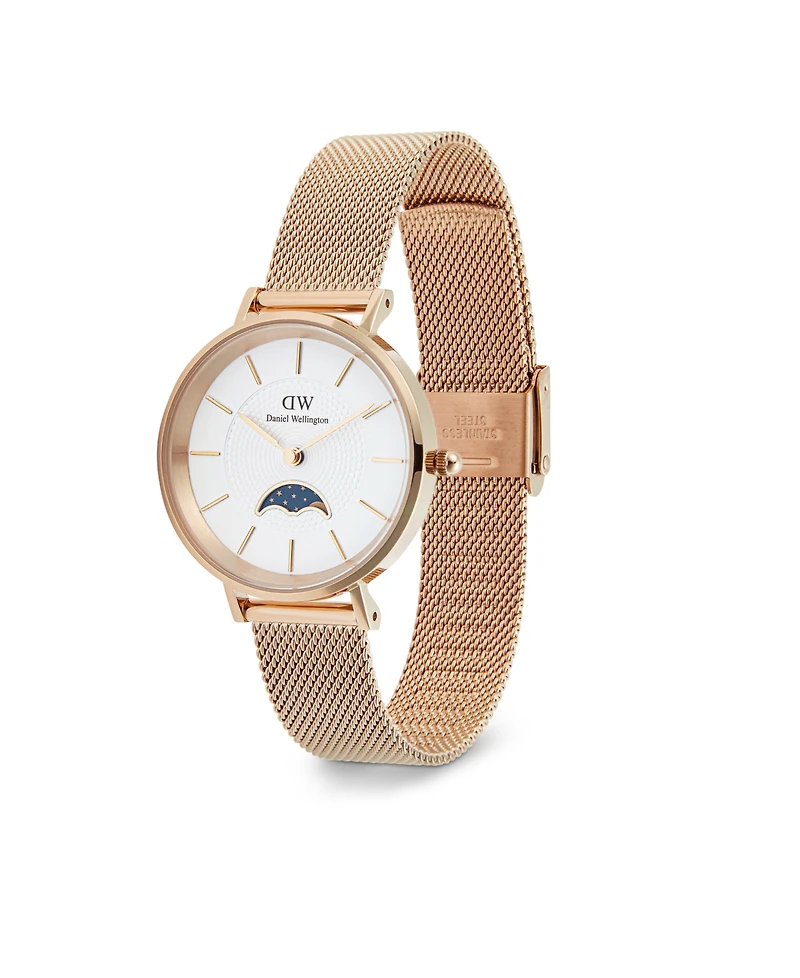 Daniel Wellington Women's Analog Rose Gold Tone Stainless-Steel Watch, 32mm