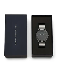Daniel Wellington Men's Analog Graphite Stainless-Steel Watch, 40mm