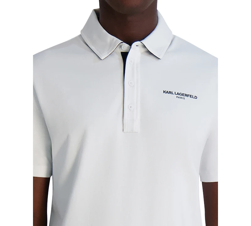 Karl Lagerfeld Paris Men's Logo Polo Shirt