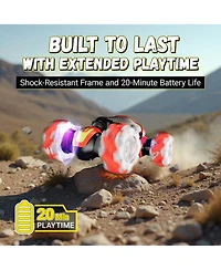 Contixo Cobra Speed Crawler Rc Stunt Car, 4WD, Led Lights, Music, 360 Spins, Ages 8+