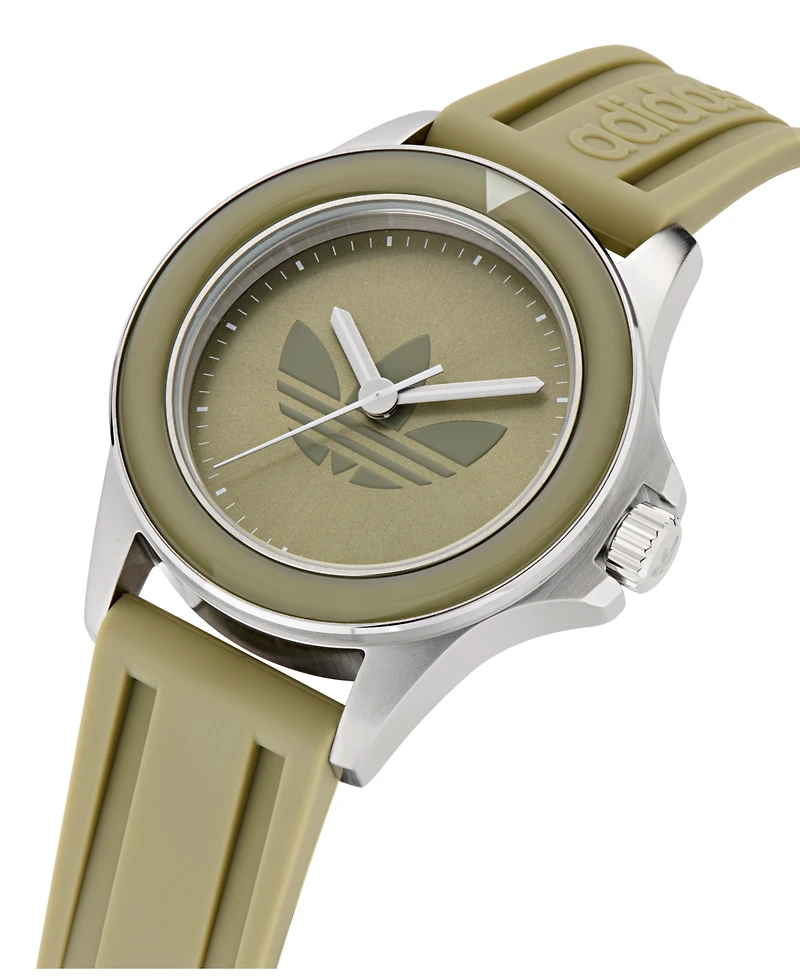 adidas Unisex Analog Multicolor Silicone Watch, 44mm