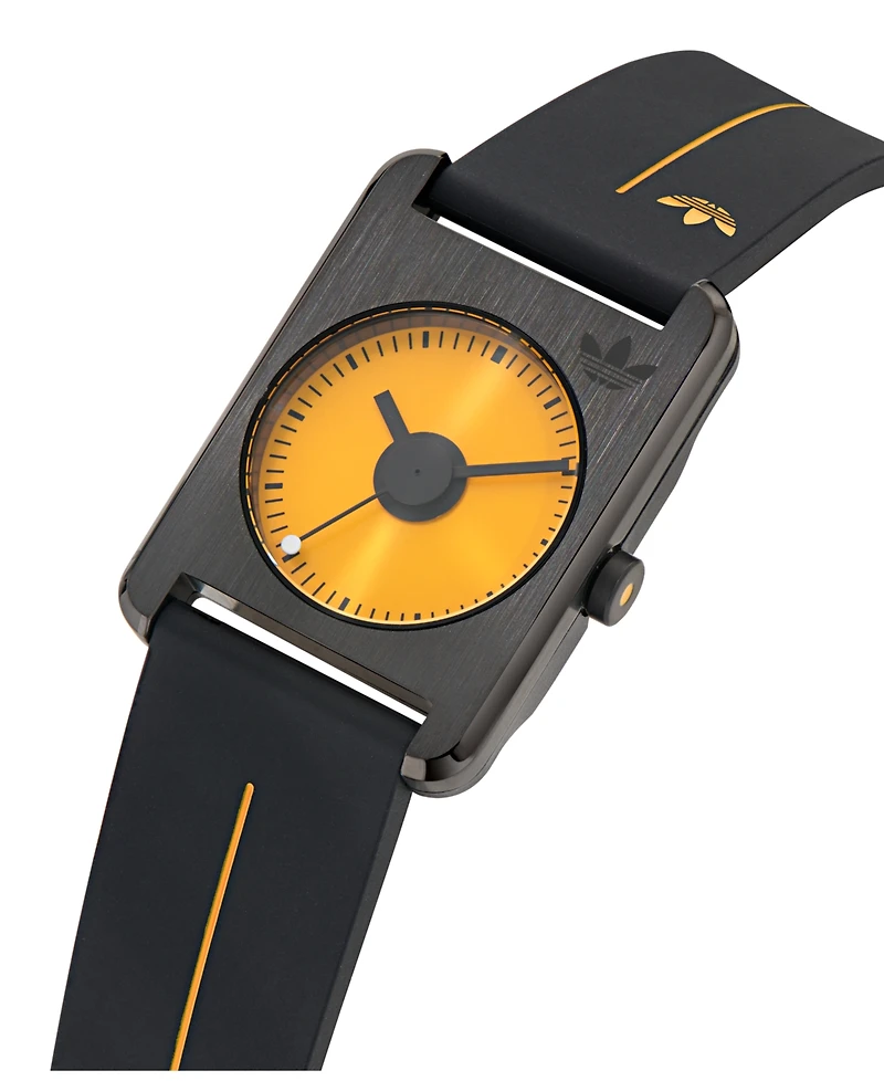 adidas Unisex Analog Black Silicone Watch