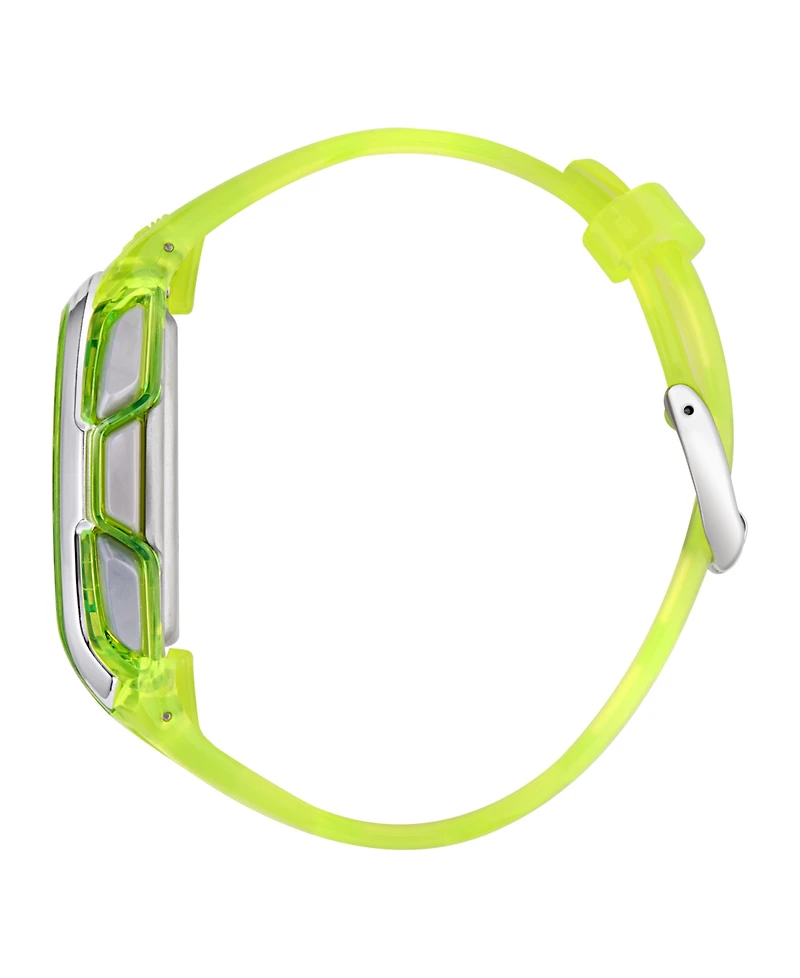 adidas Unisex Analog Green Resin Watch, 45mm
