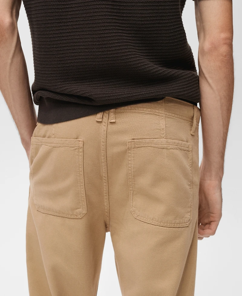 Mango Men's Lyocell Regular-Fit Jeans