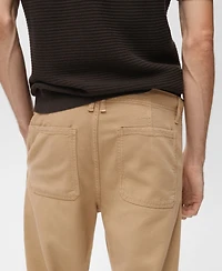 Mango Men's Lyocell Regular-Fit Jeans