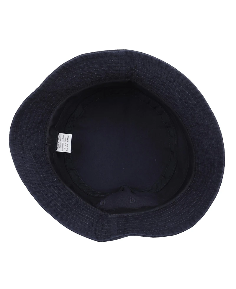 Generic Men's 2-Pack Navy & Olive Washed 100% Cotton Adult Bucket Hat