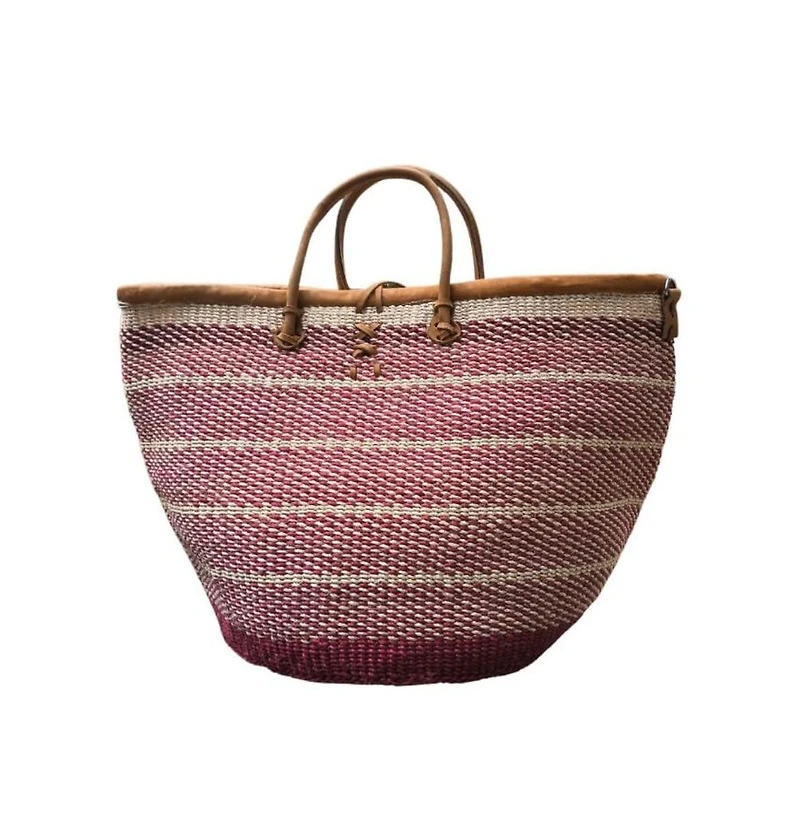Bold Journey Handmade Sisal Market Tote Basket Bag