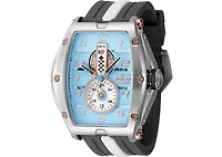 Invicta Men's 47385 Invicta Racing Quartz Multifunction White, Silver, Brown, Rose Gold, Light Blue Dial Watch