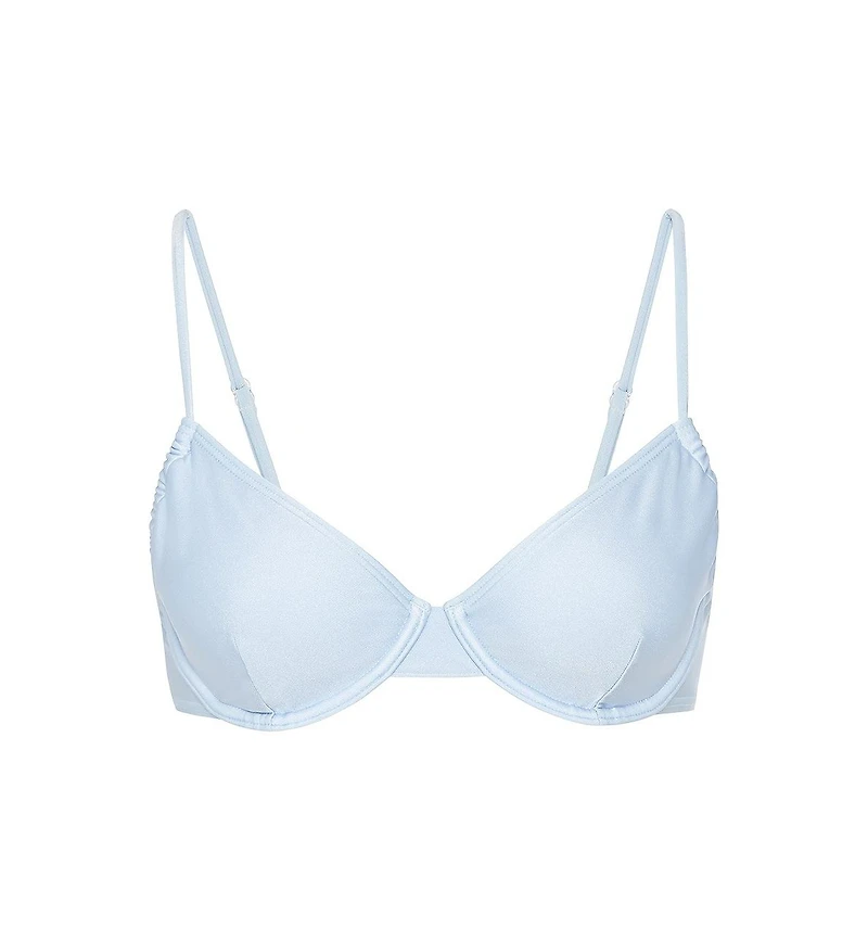 Lscn by Lascana Women's Shimmer Underwire Bikini Swimsuit Top Bra Sizing