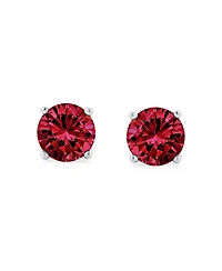 Bling Jewelry 1CTW Round Cubic Zirconia Solitaire Cz Stud Earrings .925 Sterling Silver 7MM