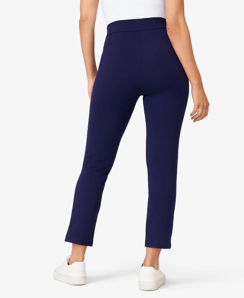 Cable & Gauge Women's Stretch Knit Crop Pant