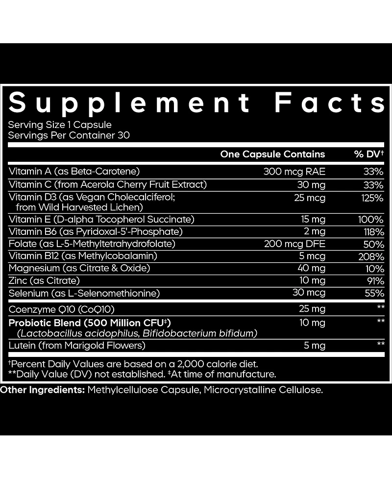 Codeage Men's Multivitamin 50 - Essential Vitamins & Minerals for Men Over 50 - Daily Multivitamins for Men Supplement