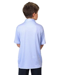 Tailorbyrd Boys Performance Polo with Airplane Print - Cool and Comfortable