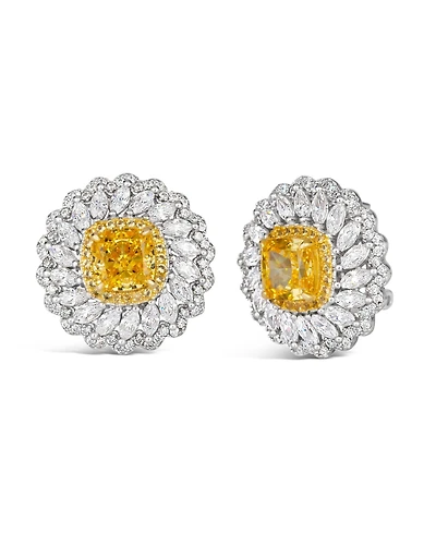 Anna Zuckerman La Maya Cz Crystalline Earrings
