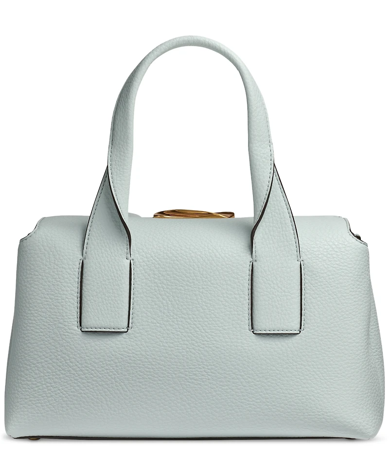 Donna Karan New York Amagansett Soft-Rolled Leather Satchel with Sculpted Magnet Closure